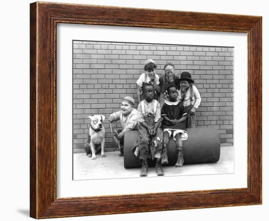 Series the Little Rascals/Our Gang Comedies, Late 1920S-null-Framed Photo