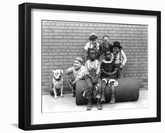 Series the Little Rascals/Our Gang Comedies, Late 1920S-null-Framed Photo