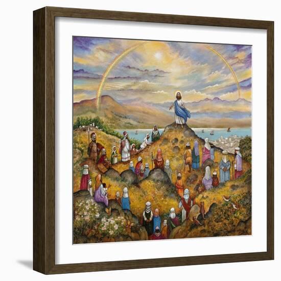 Sermon on Mount-Bill Bell-Framed Giclee Print