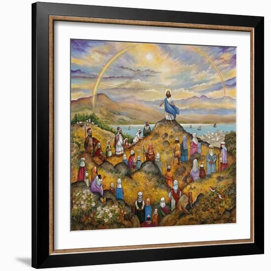 Sermon on Mount-Bill Bell-Framed Giclee Print