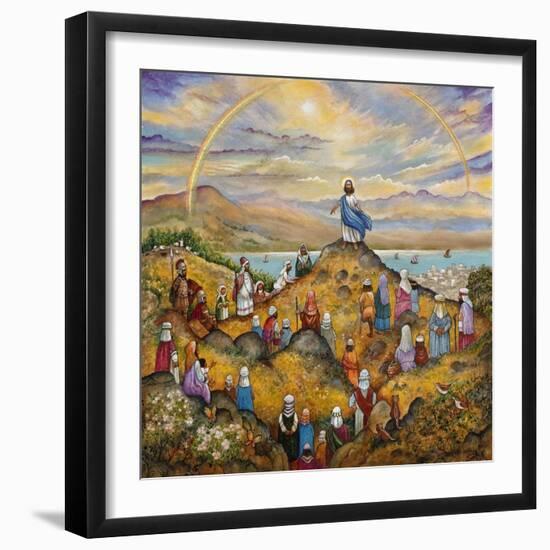 Sermon on Mount-Bill Bell-Framed Giclee Print