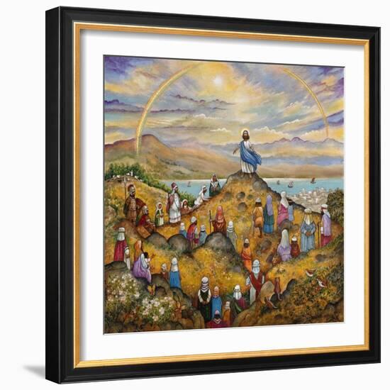 Sermon on Mount-Bill Bell-Framed Giclee Print