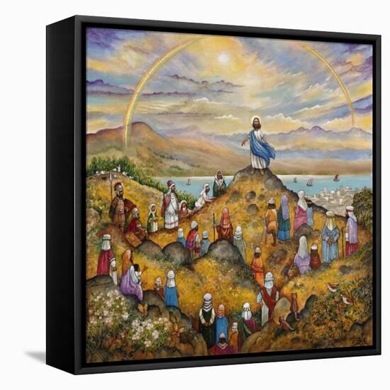 Sermon on Mount-Bill Bell-Framed Premier Image Canvas