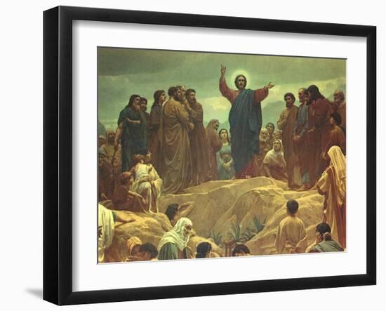 Sermon on the Mount, 1965-null-Framed Giclee Print