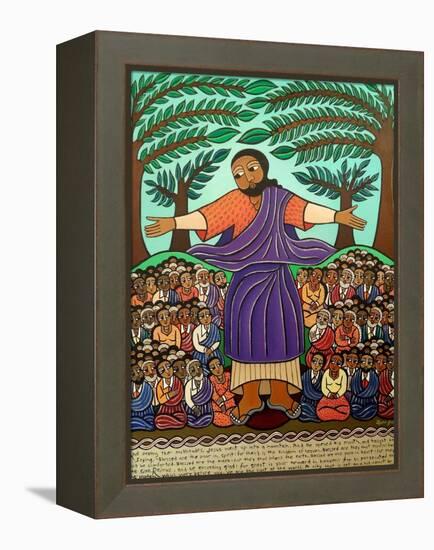 Sermon On The Mount, 2010-Laura James-Framed Premier Image Canvas