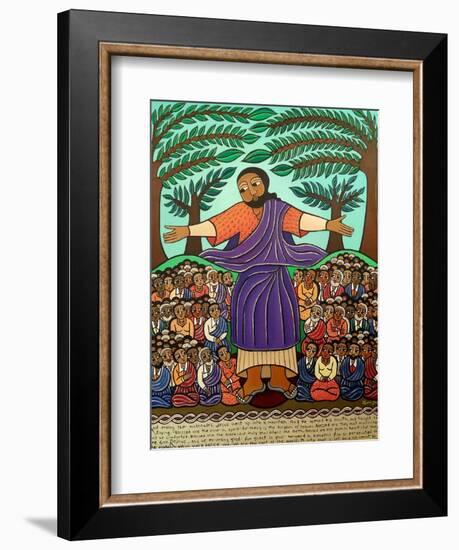 Sermon On The Mount, 2010-Laura James-Framed Giclee Print