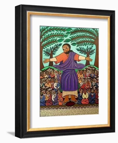 Sermon On The Mount, 2010-Laura James-Framed Giclee Print