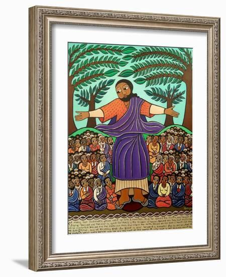 Sermon On The Mount, 2010-Laura James-Framed Giclee Print