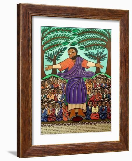 Sermon On The Mount, 2010-Laura James-Framed Giclee Print