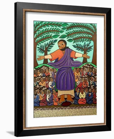 Sermon On The Mount, 2010-Laura James-Framed Giclee Print