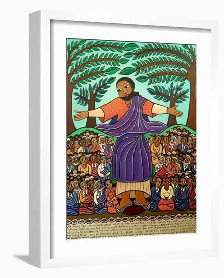 Sermon On The Mount, 2010-Laura James-Framed Giclee Print