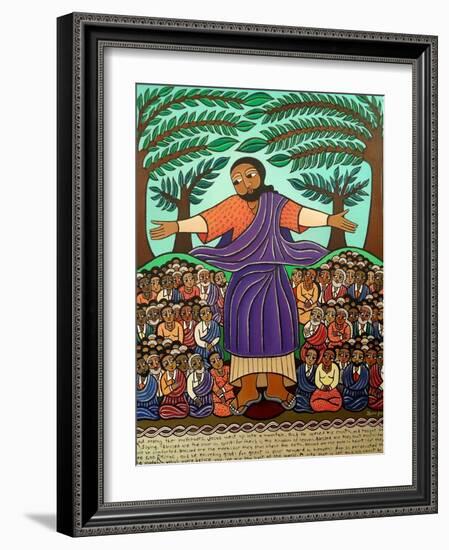 Sermon On The Mount, 2010-Laura James-Framed Giclee Print