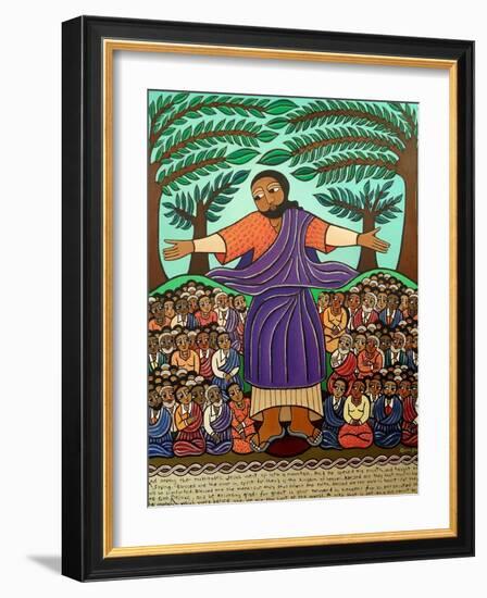 Sermon On The Mount, 2010-Laura James-Framed Giclee Print