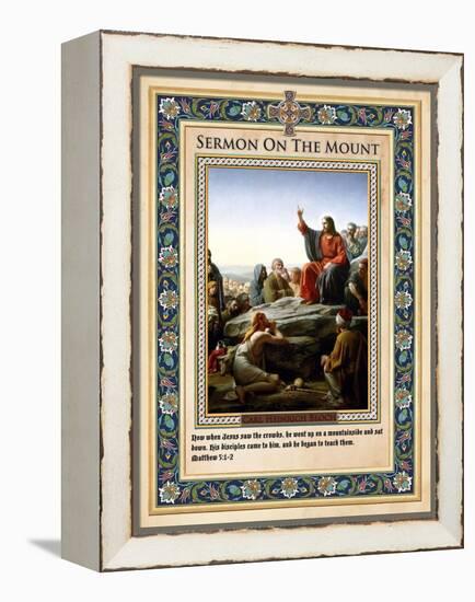 Sermon on the Mount-Carl Bloch-Framed Premier Image Canvas