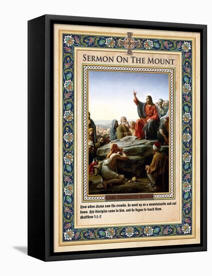 Sermon on the Mount-Carl Bloch-Framed Premier Image Canvas