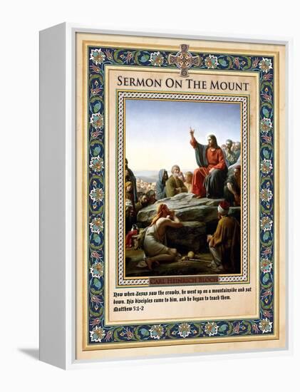 Sermon on the Mount-Carl Bloch-Framed Premier Image Canvas