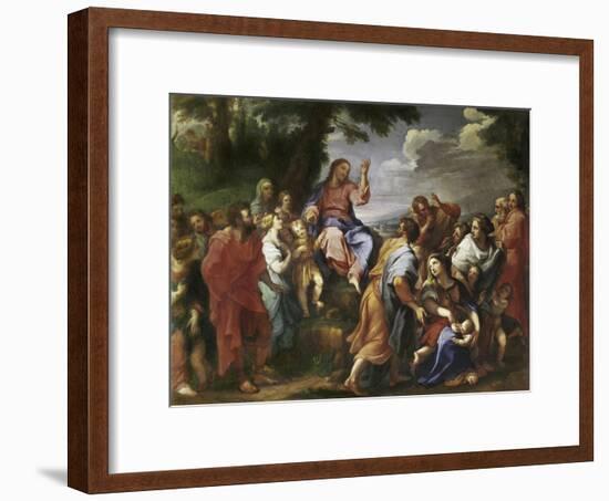 Sermon on the Mount-Hendrick Krock-Framed Giclee Print