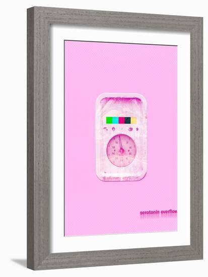 Serotonin Overflow-null-Framed Art Print