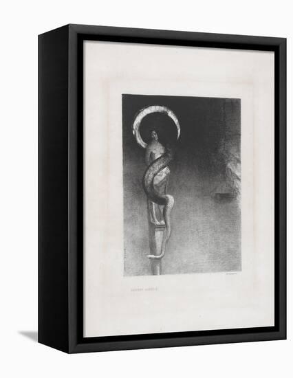 Serpent-Aureole, 1890-Odilon Redon-Framed Premier Image Canvas