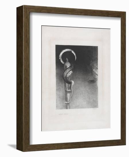 Serpent-Aureole, 1890-Odilon Redon-Framed Giclee Print