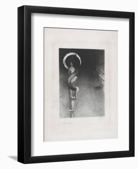 Serpent-Aureole, 1890-Odilon Redon-Framed Giclee Print