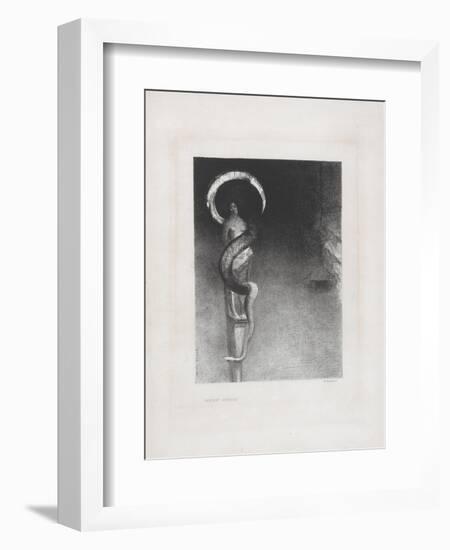 Serpent-Aureole, 1890-Odilon Redon-Framed Giclee Print