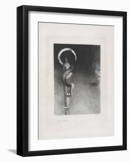 Serpent-Aureole, 1890-Odilon Redon-Framed Giclee Print