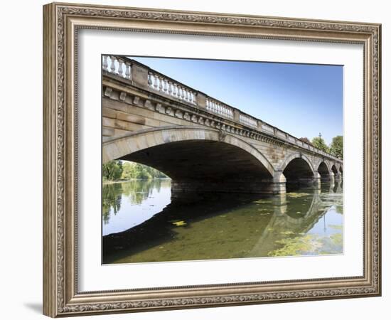 Serpentine Bridge, Hyde Park, London, England, United Kingdom, Europe-Amanda Hall-Framed Photographic Print