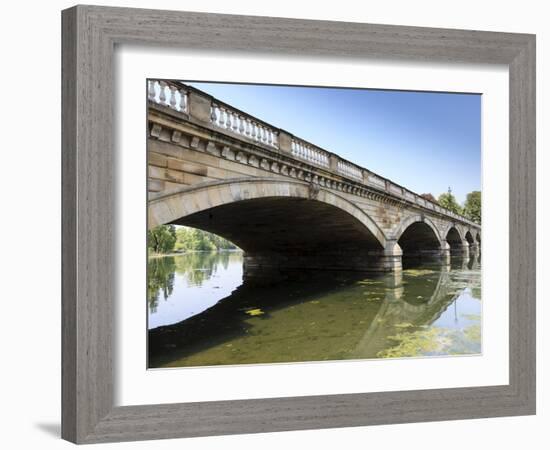 Serpentine Bridge, Hyde Park, London, England, United Kingdom, Europe-Amanda Hall-Framed Photographic Print