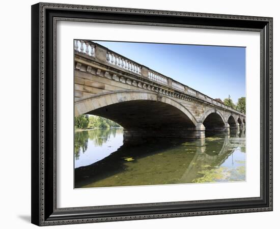 Serpentine Bridge, Hyde Park, London, England, United Kingdom, Europe-Amanda Hall-Framed Photographic Print