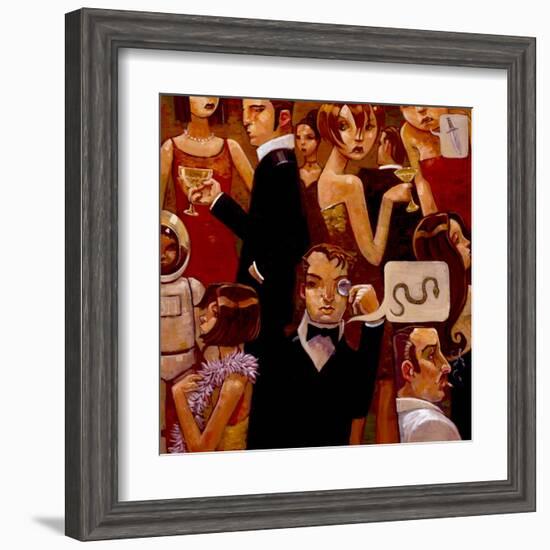 Serpentine Soiree-Aaron Jasinski-Framed Art Print