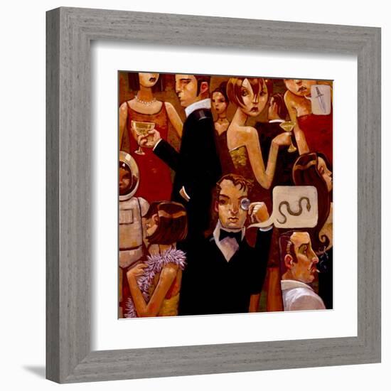 Serpentine Soiree-Aaron Jasinski-Framed Art Print