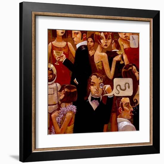 Serpentine Soiree-Aaron Jasinski-Framed Art Print