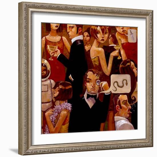 Serpentine Soiree-Aaron Jasinski-Framed Art Print