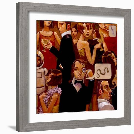 Serpentine Soiree-Aaron Jasinski-Framed Art Print