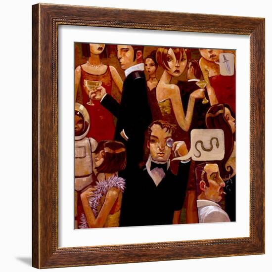 Serpentine Soiree-Aaron Jasinski-Framed Art Print