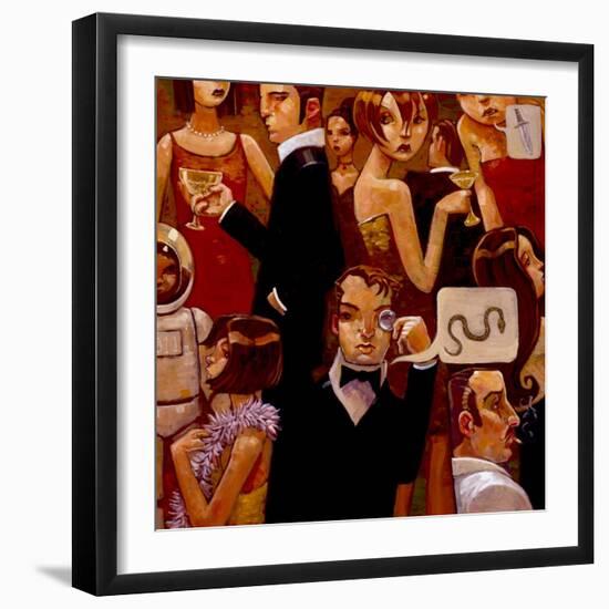 Serpentine Soiree-Aaron Jasinski-Framed Art Print