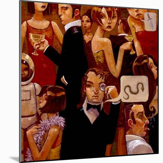 Serpentine Soiree-Aaron Jasinski-Mounted Art Print