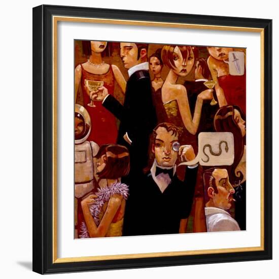 Serpentine Soiree-Aaron Jasinski-Framed Art Print