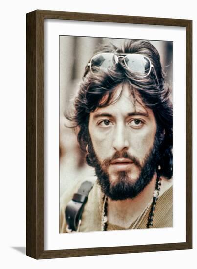 Serpico, Al Pacino, 1973-null-Framed Premium Photographic Print
