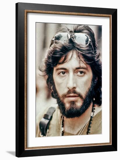 Serpico, Al Pacino, 1973-null-Framed Premium Photographic Print