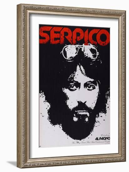 Serpico, Al Pacino, 1973-null-Framed Art Print