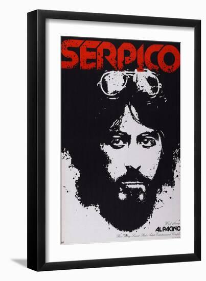 Serpico, Al Pacino, 1973-null-Framed Premium Giclee Print