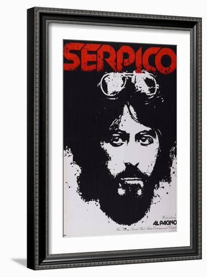 Serpico, Al Pacino, 1973-null-Framed Premium Giclee Print