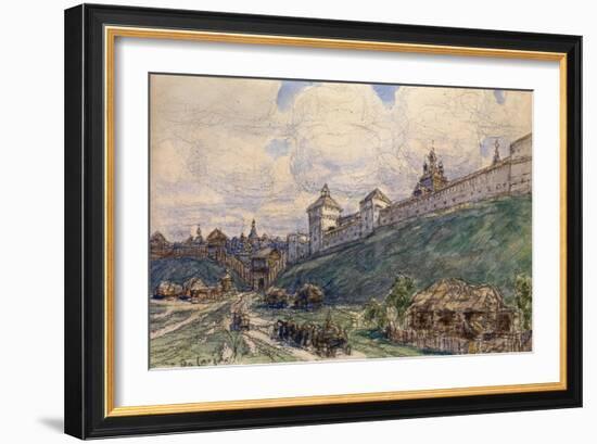 Serpukhov in the 17th Century-Appolinari Mikhaylovich Vasnetsov-Framed Giclee Print