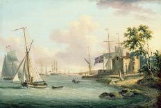 A View of the Royal Yacht Squadron, Isle of Wight-Serres-Giclee Print