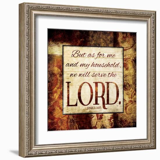 Serve The Lord-Jace Grey-Framed Art Print