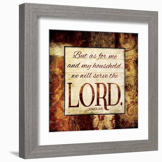 Serve The Lord-Jace Grey-Framed Art Print