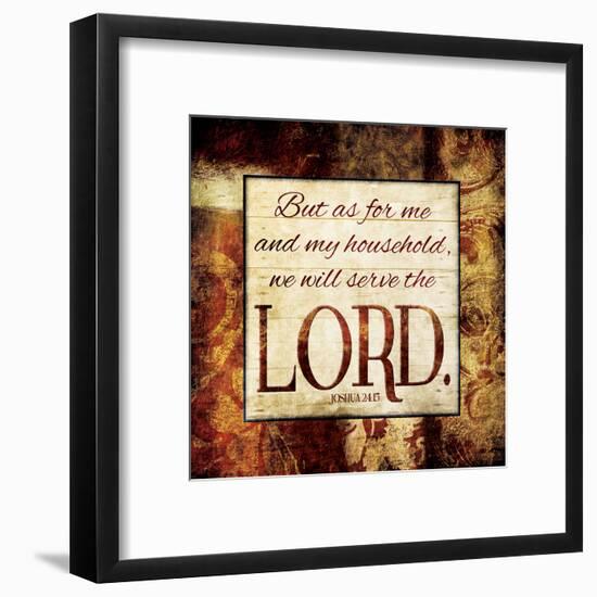 Serve The Lord-Jace Grey-Framed Art Print