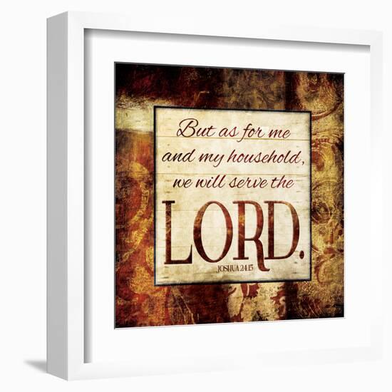 Serve The Lord-Jace Grey-Framed Art Print